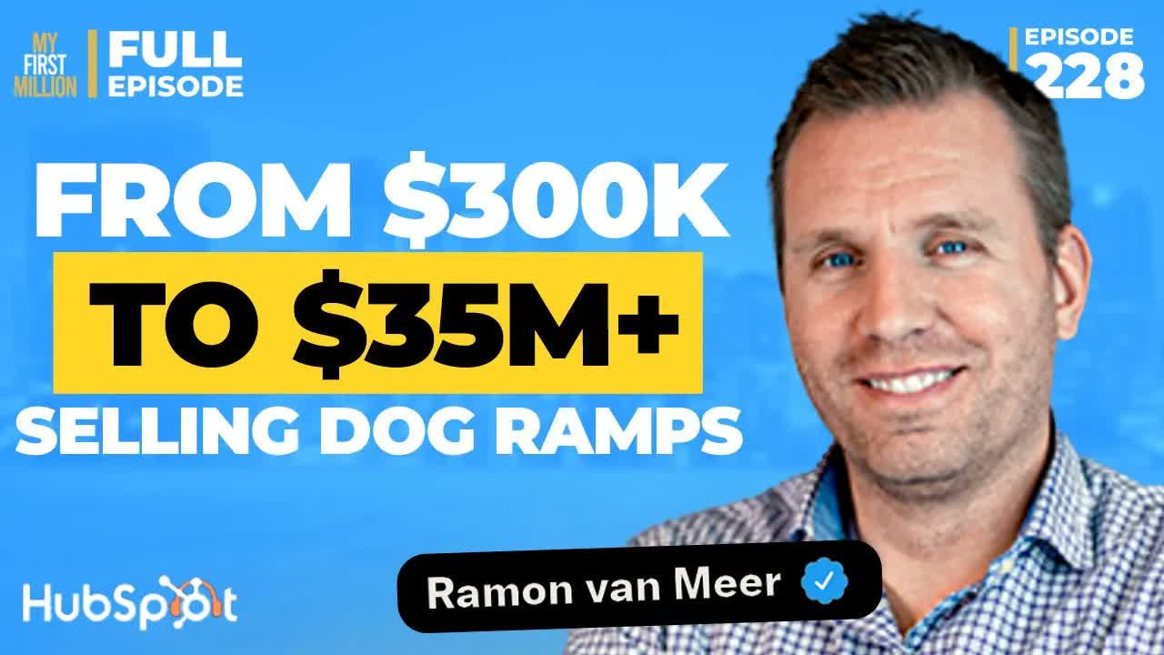 From $300k to $35M+ Selling Dog Ramps with Ramon Van Meer, CEO & Founder at Alpha Paw