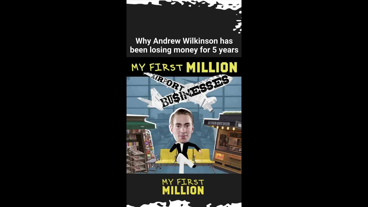 Why Andrew Wilkinson has been losing money for the last 5 years #shorts