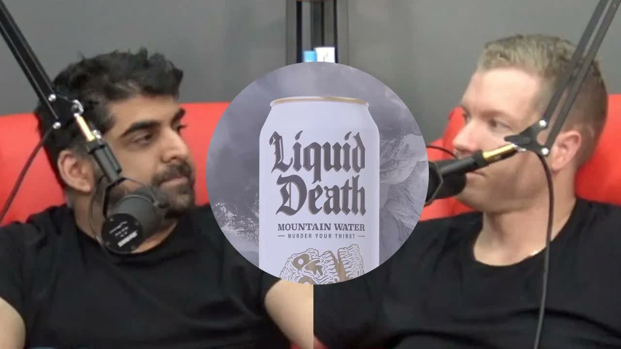What Is Liquid Death Canned Water? | My First Million Podcast