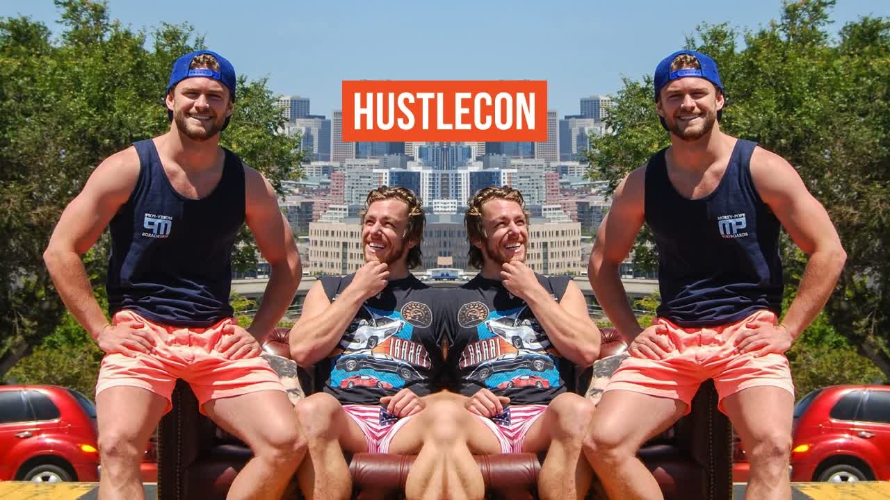 Tom and Preston make a brand lovegasm with their customers at Hustle Con