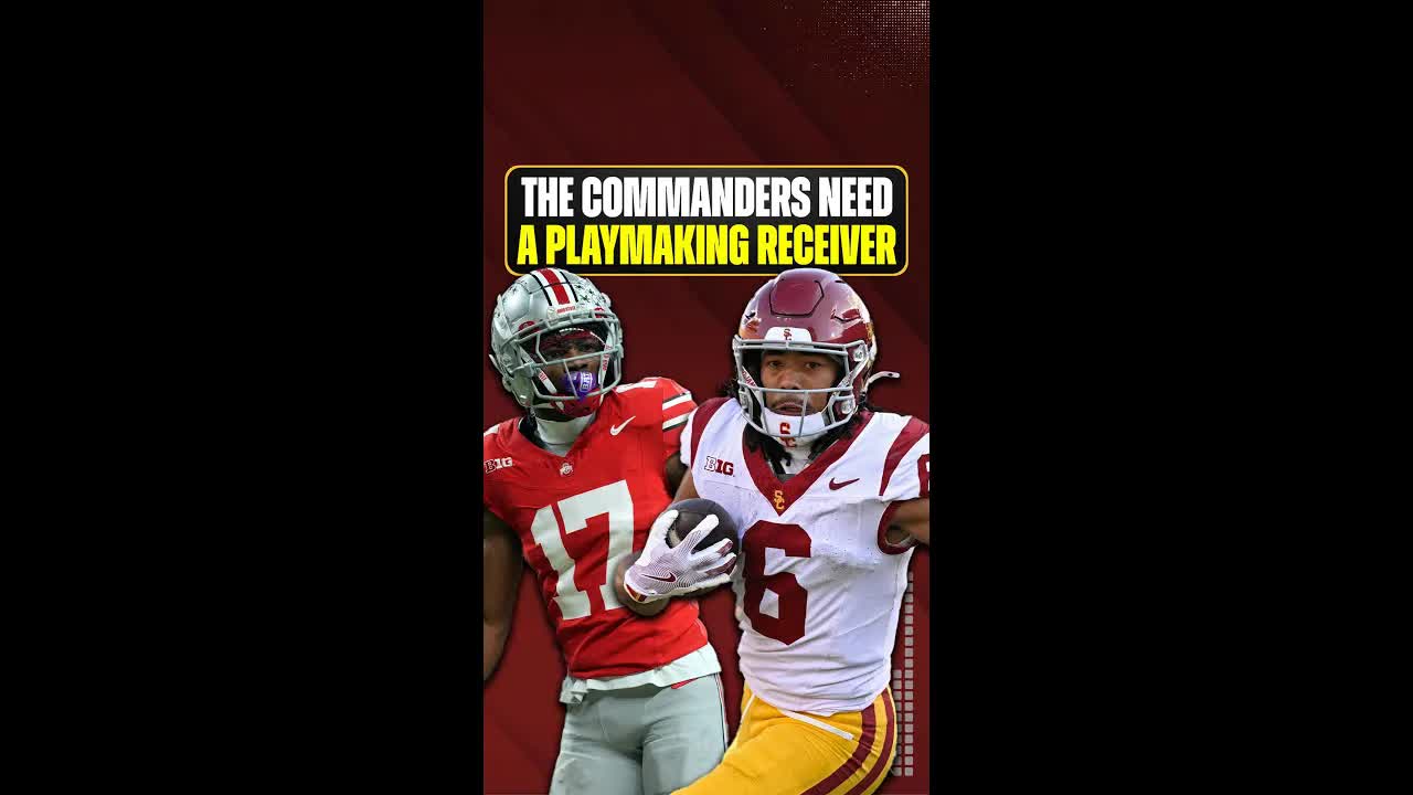 It could be Carnell Tate or Makai Lemon for the #WashingtonCommanders in the #2026NFLDraft! #HTTR episode artwork
