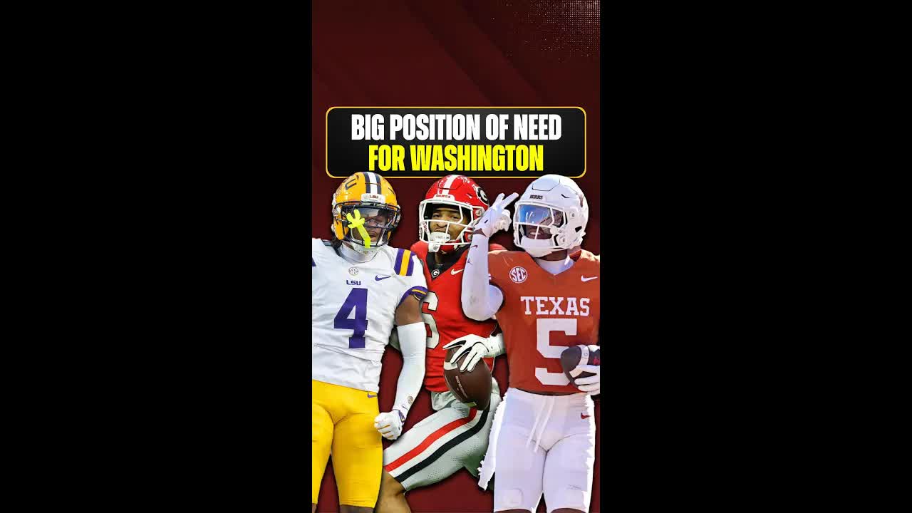 Are the #WashingtonCommanders taking a corner in the #2026NFLDraft? #HTTR #RaiseHail #NFL