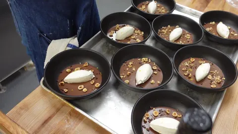 Making chocolate budinos ten times to perfect technique