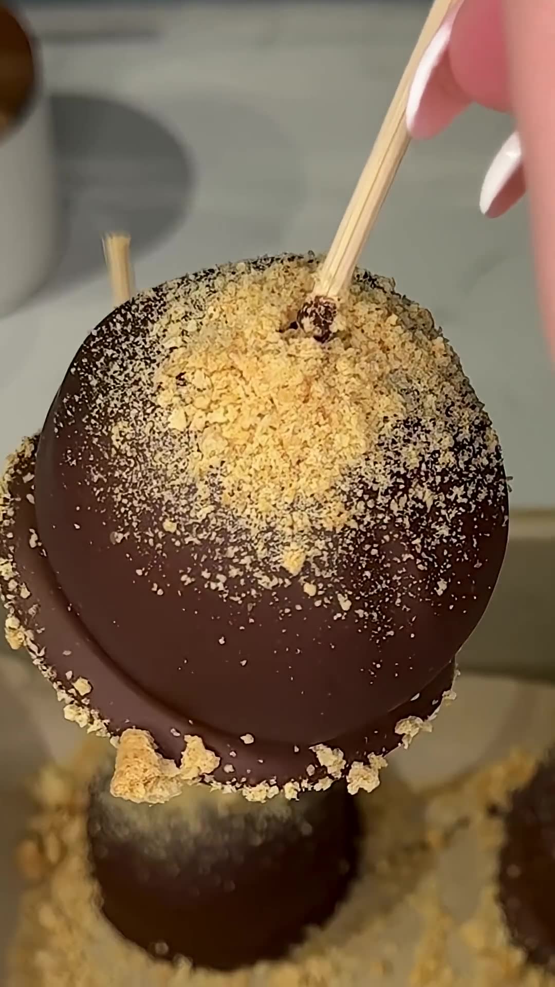 Bite-sized treats feature campfire dessert in portable presentation