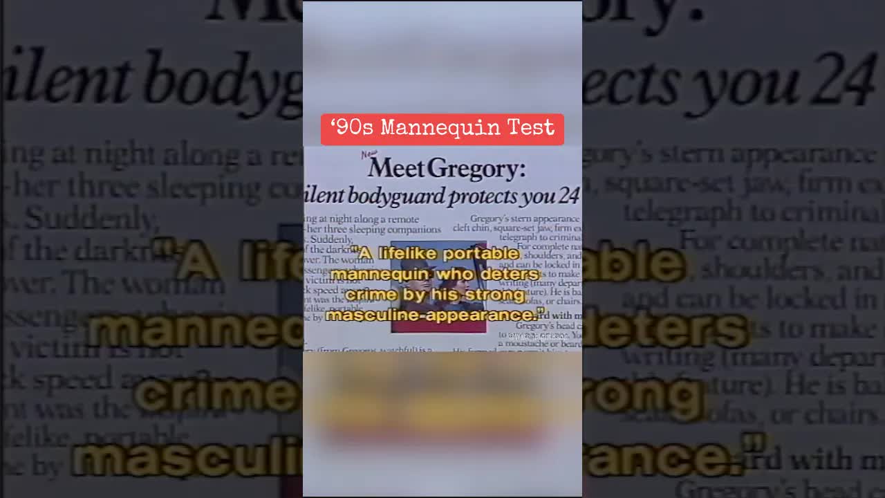 ‘90s Mannequin Test