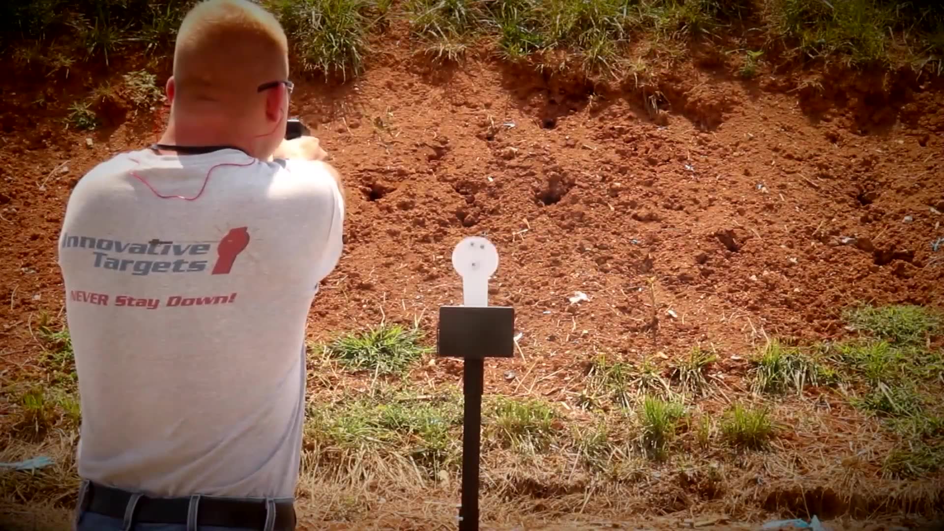 Metal target safety precautions prevent ricochet injuries during firearms practice