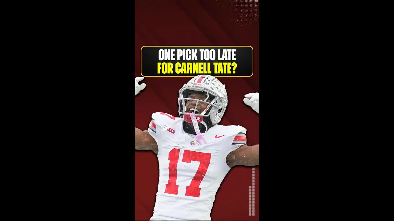 Are the #WashingtonCommanders even going to be able to pick Carnell Tate in the #2026NFLDraft? #HTTR episode artwork