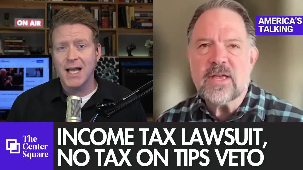 Lawsuit Targets Washington Income Tax, Wisconsin Gov. Vetoes No Tax on Tips