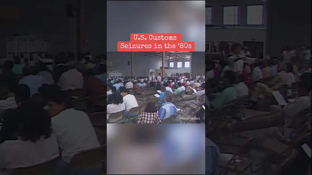 U.S. Customs Seizures in the ‘80s
