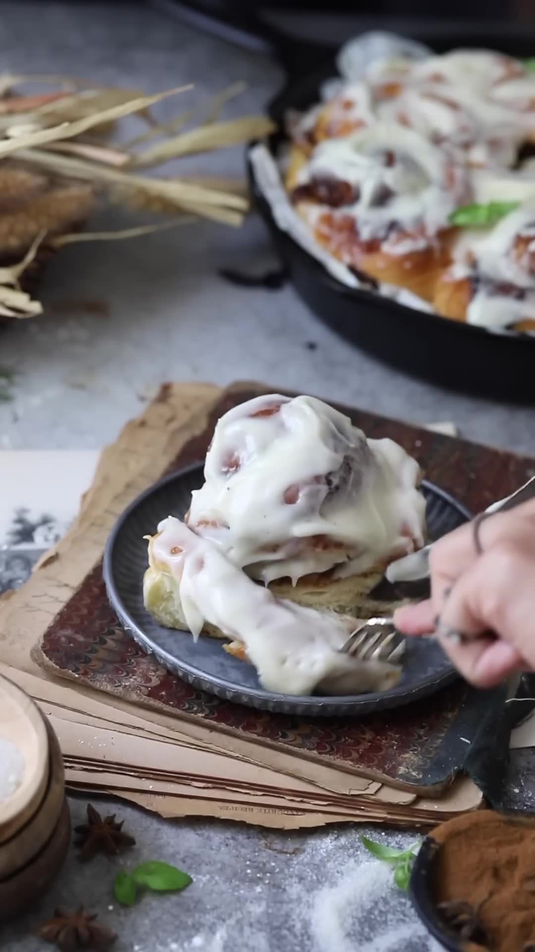 Seasonal baking duo showcasing pumpkin in different forms