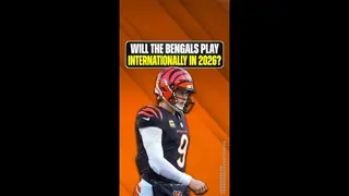 Are the #CincinnatiBengals primed to play internationally in 2026? #WhoDey #RuleTheJungle #NFL
