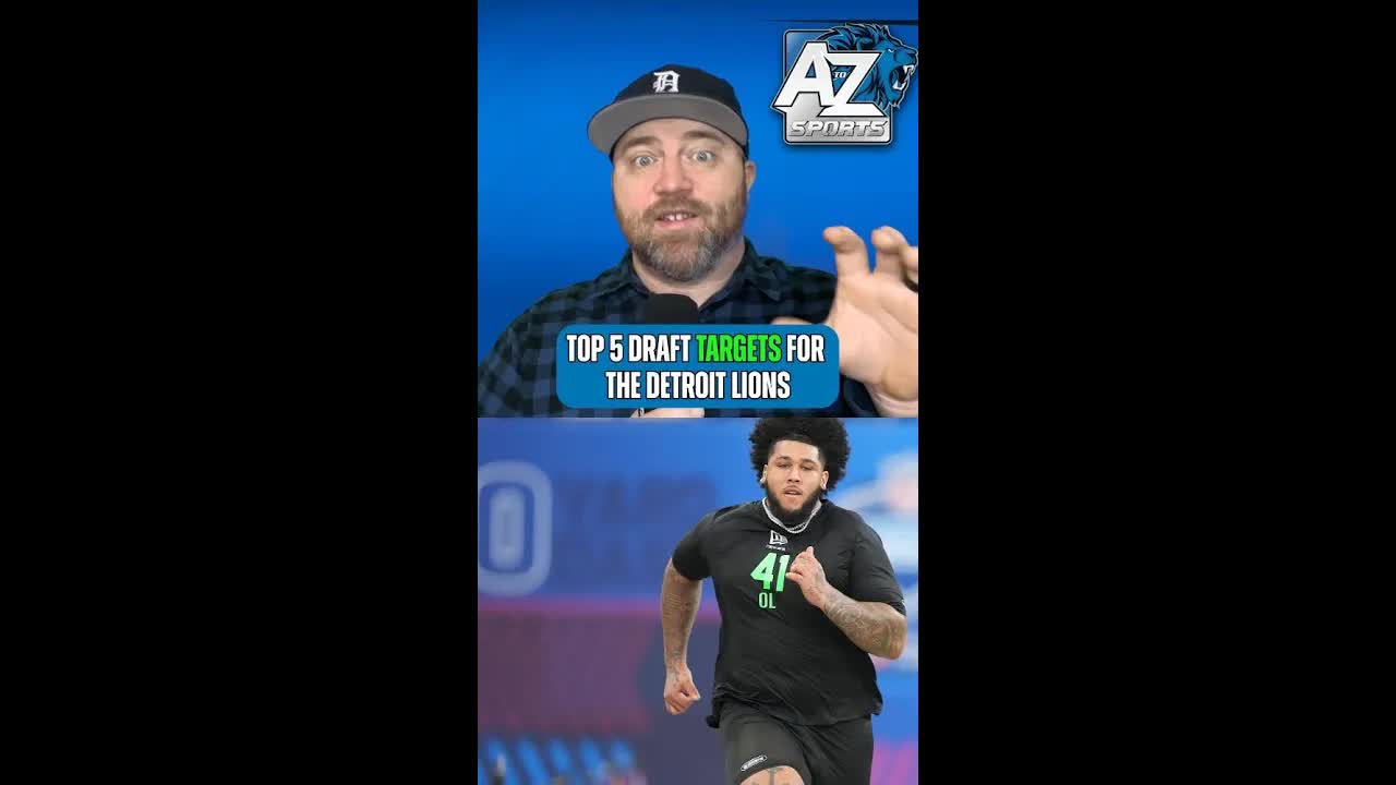 #Lions top five draft targets heading into the 2026 #NFLDraft #DetroitLions #NFL #LionsNation