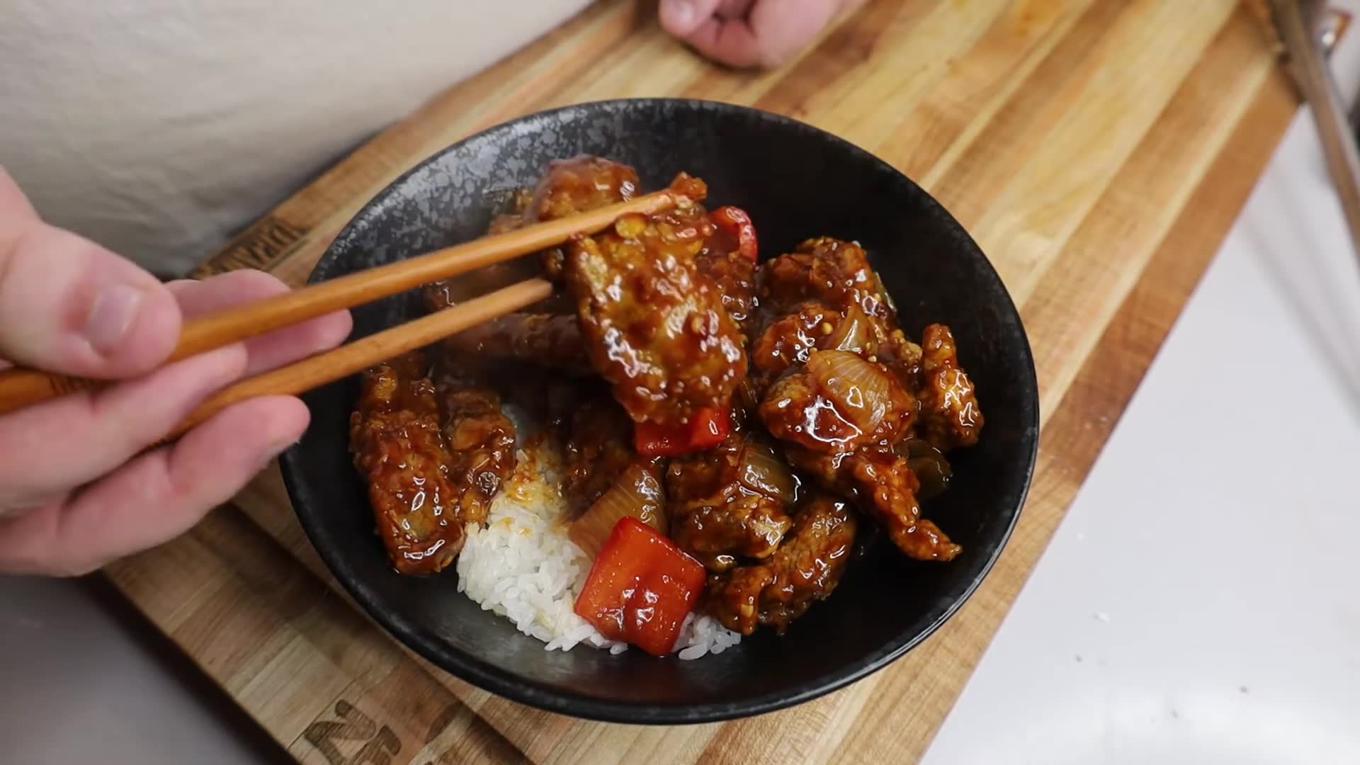 Restaurant-style Beijing beef cooked at home with easy step by step guide