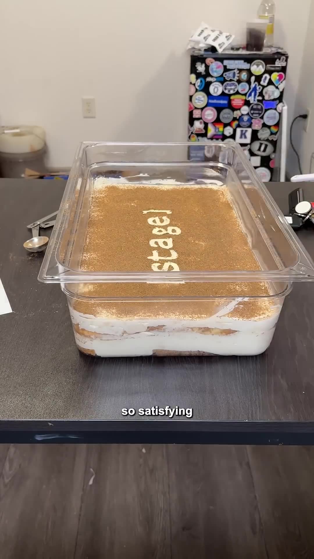 Tiramisu drawer trend recreation attempt