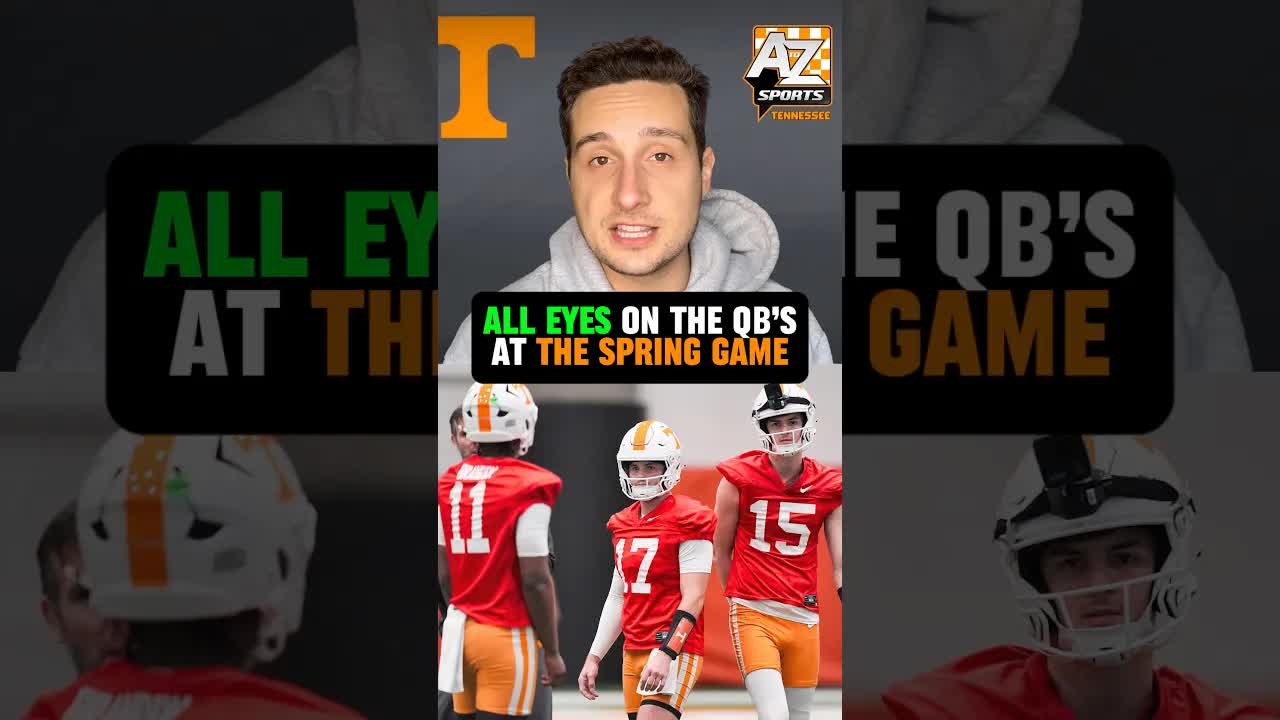 The #Vols QB battle will be on full display this Saturday for fans to see 🔥 #collegefootball #edit