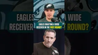 Should The #Eagles Draft A WR In The First 2 Rounds? 👀 #philadelphiaeagles #nfldraft #nflnews