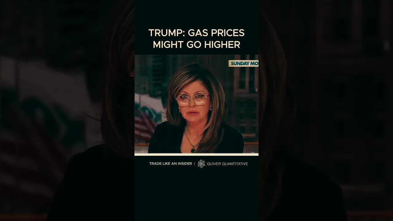 Trump: Gas prices might go higher