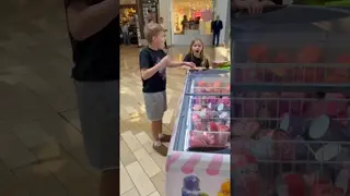 VIRAL ICE CREAM GONE WRONG! 🤣🤣 Who else has tried it?! #icecream #viral #shorts