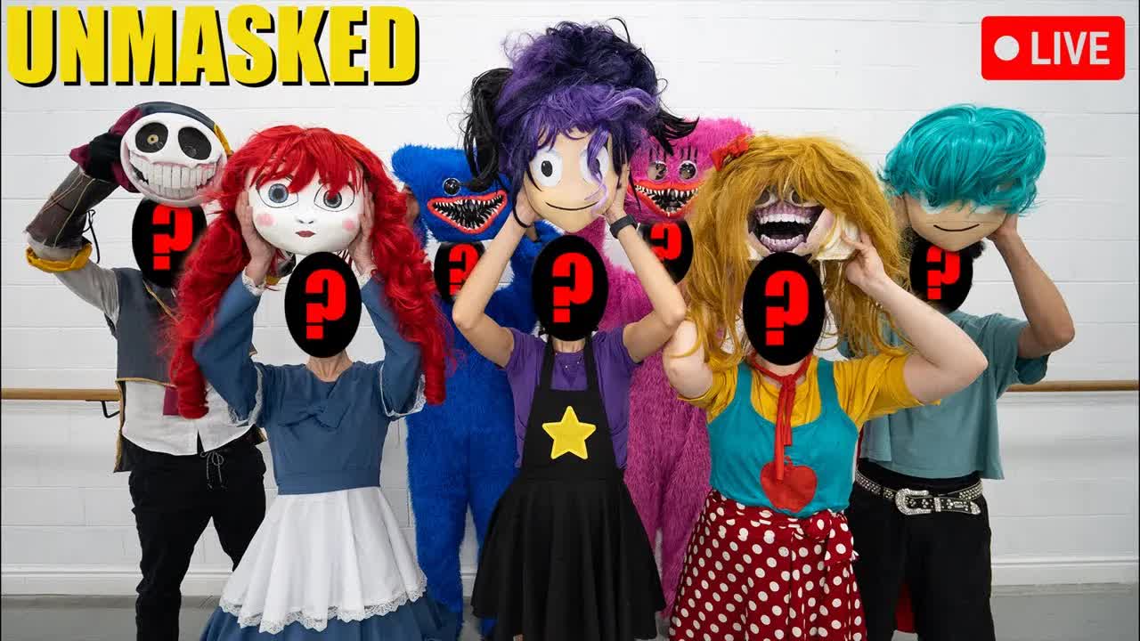 UNMASKING ALL POPPY PLAYTIME CHARACTERS