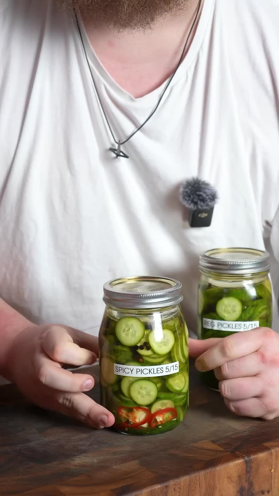 Developing the perfect pickle recipe through trial and error experimentation