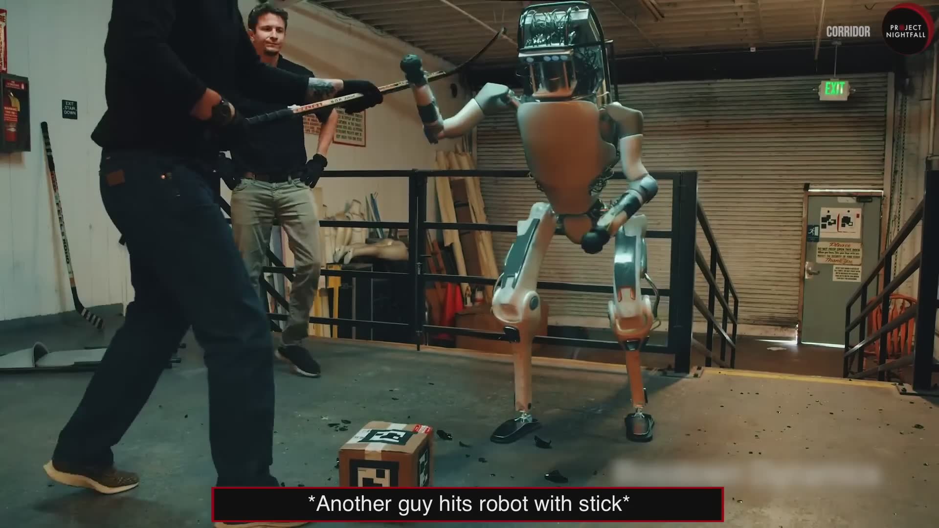 Artificial intelligence robot caught on camera attacking humans in lab