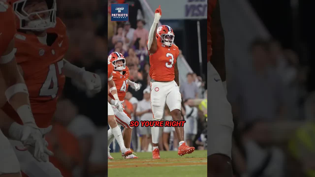 TJ Parker Could Be the Pick at 31 for the Patriots 👀 #tjparker #patriots #nfl