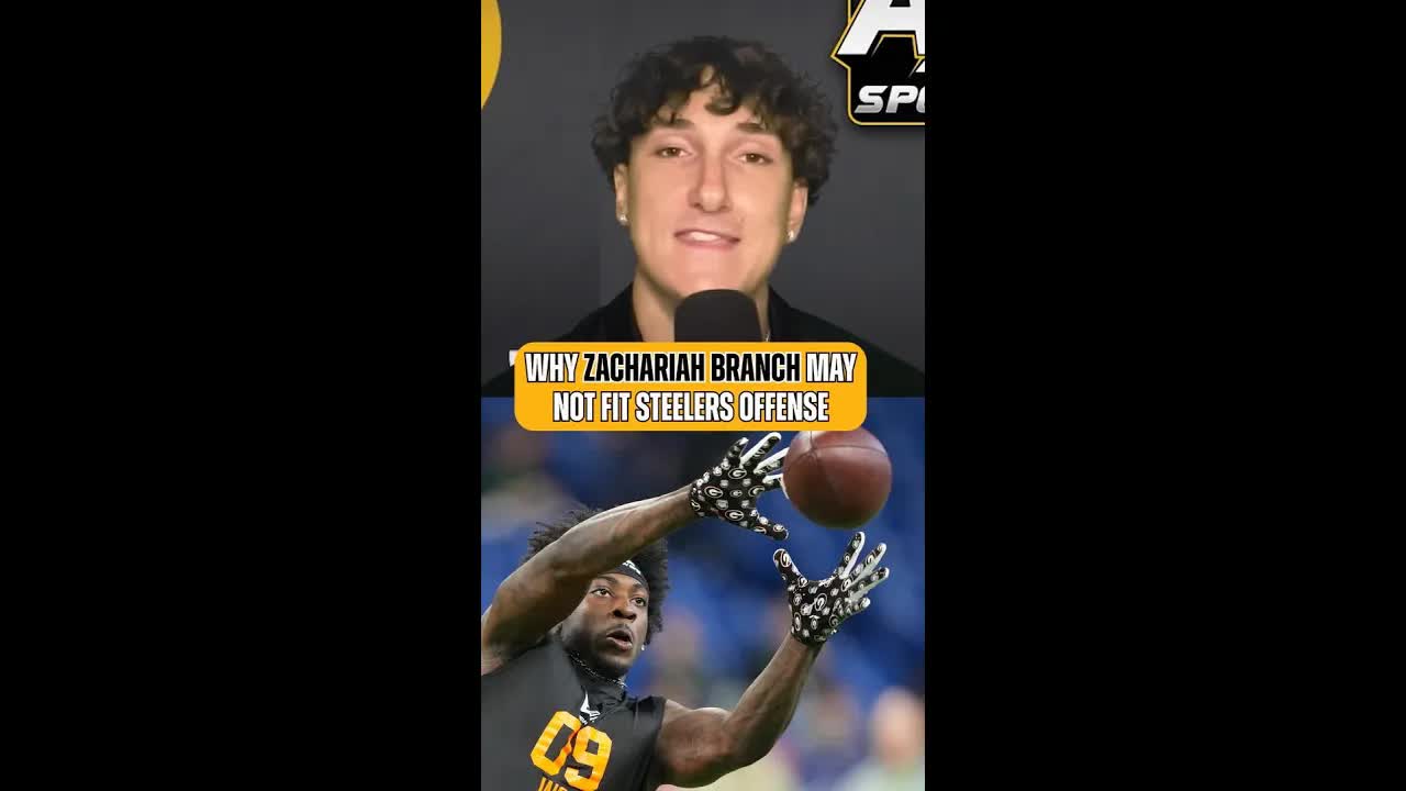 #Steelers may want to pass on Zachariah Branch despite his playmaking ability in the #NFLDraft
