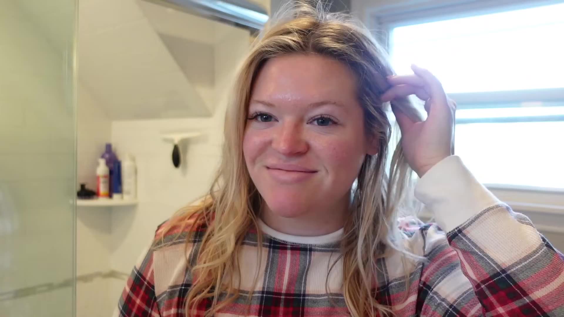 Self-tanning routine, emotional moments, and Dyson hair tool demo