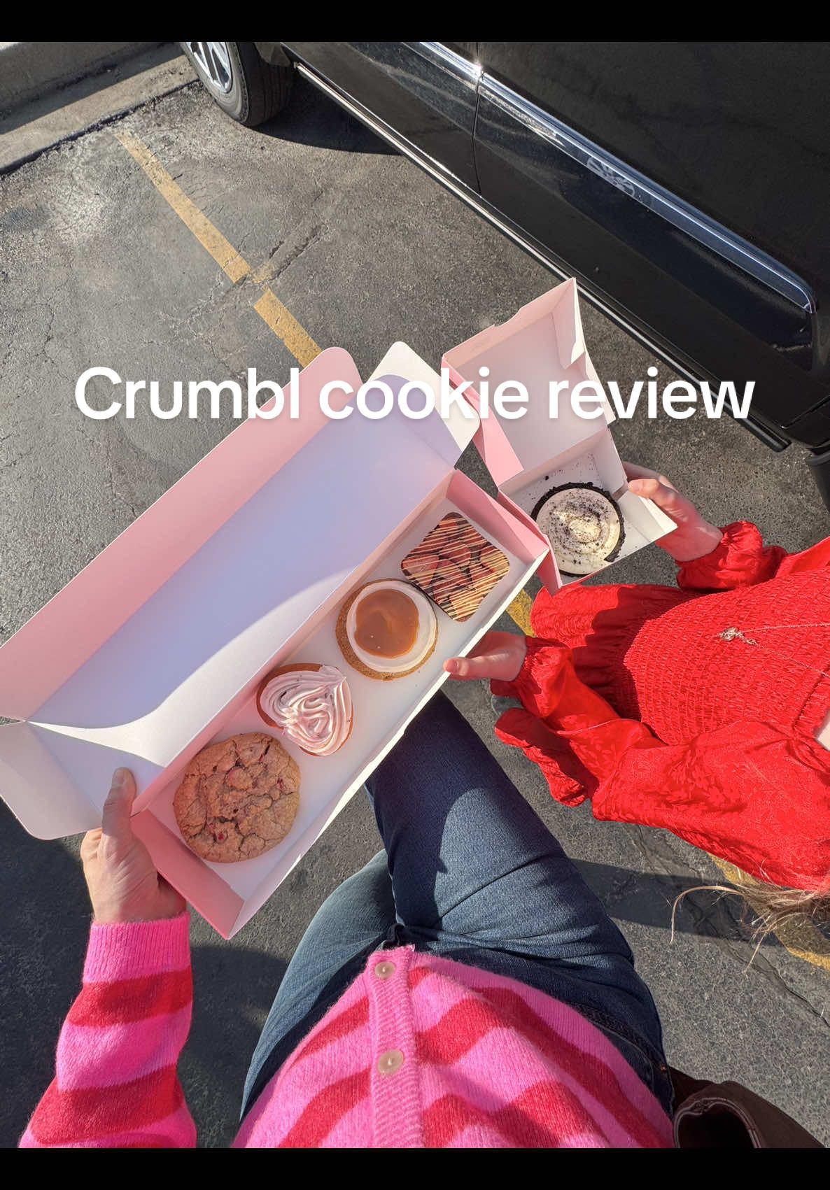 Sweet treat sampling featuring caramel and cheesecake cookie flavors