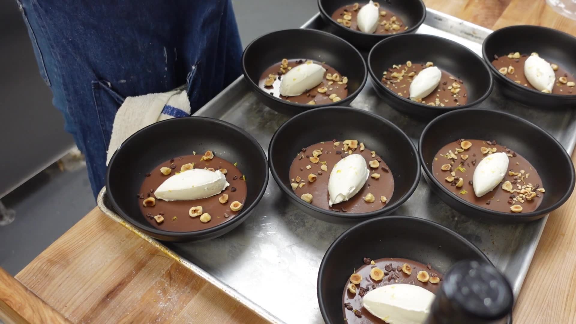 Practicing the hardest pastry technique through repetition