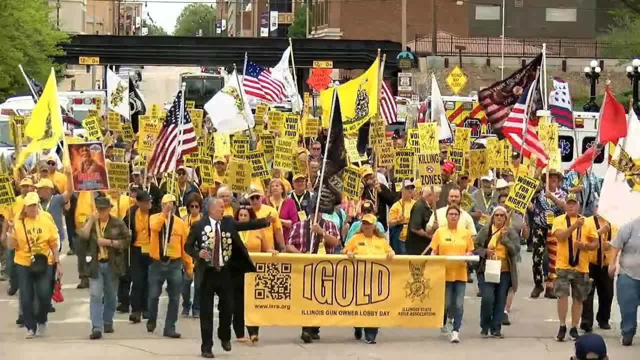 Gun owners rally at Illinois Statehouse against more gun regulations