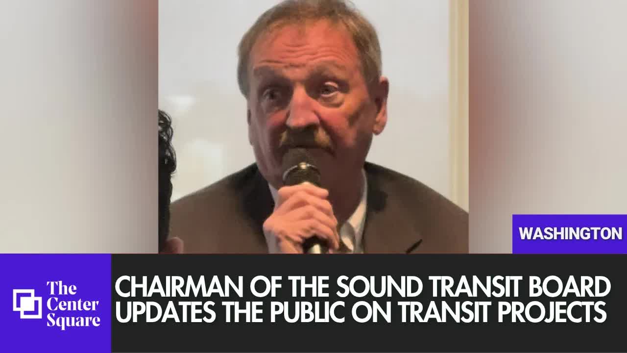 Chairman Of The Sound Transit Board Updates The Public On Transit Projects