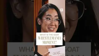 AJ Lee & CM Punk pick the GOAT WrestleMania moment 👀 #GOATTalk