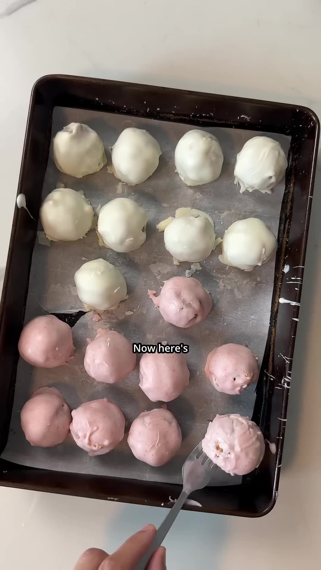 DIY cake pop box that looks like it's from a bakery