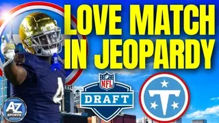 Titans' Jeremiyah Love match receives REAL THREATS as NFL Draft week kicks off