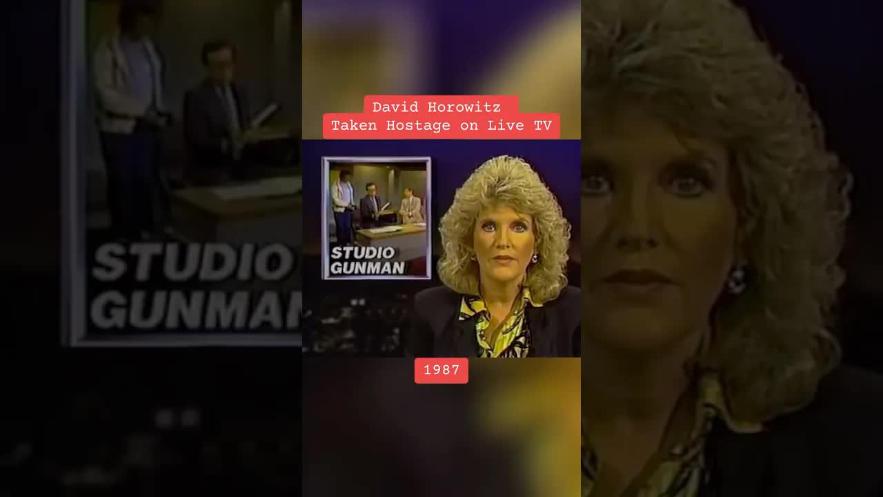 David Horowitz Taken Hostage on Live TV: 1987