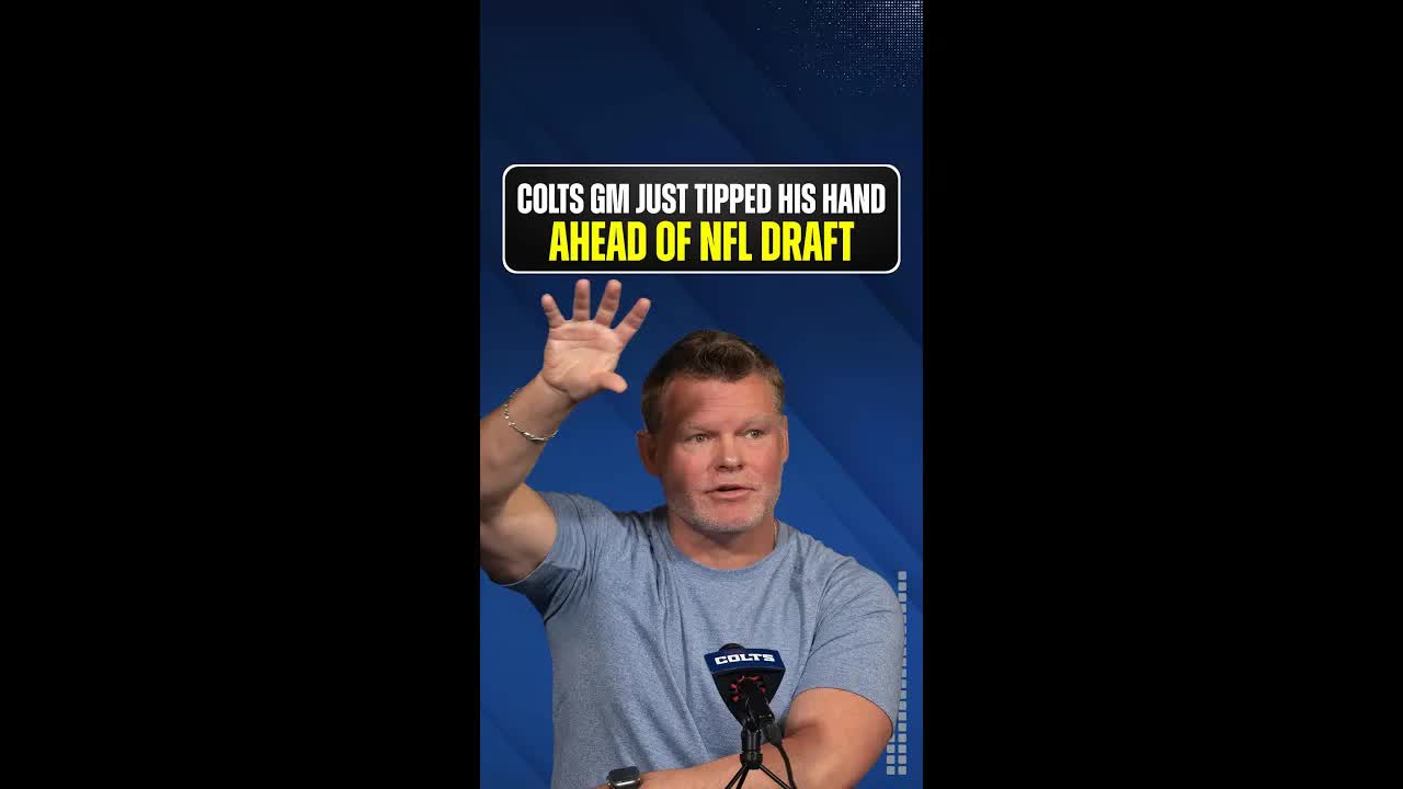 Colts GM may have tipped his hand ahead of NFL Draft #indianapoliscolts #nfl #nfldraft #colts episode artwork