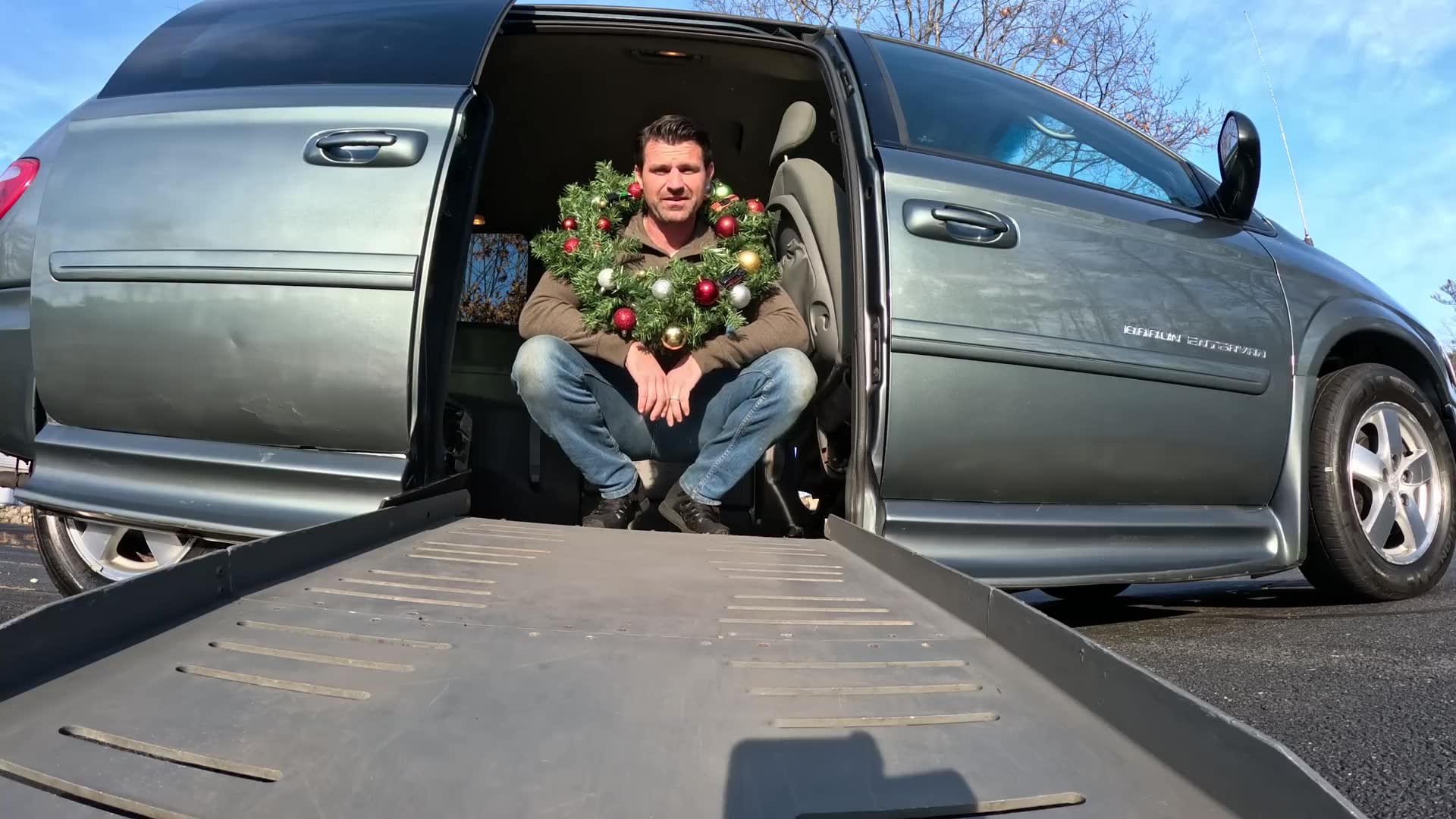 Buying, fixing, and donating van as Christmas charity
