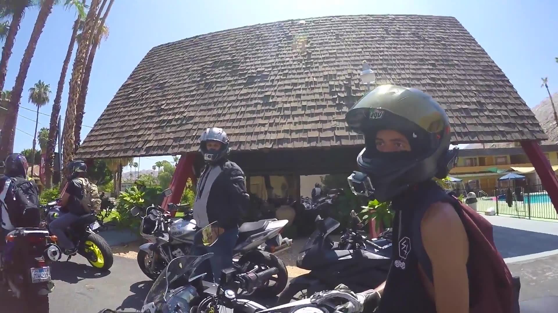 Scmm after party caught on camera during motorcycle adventure