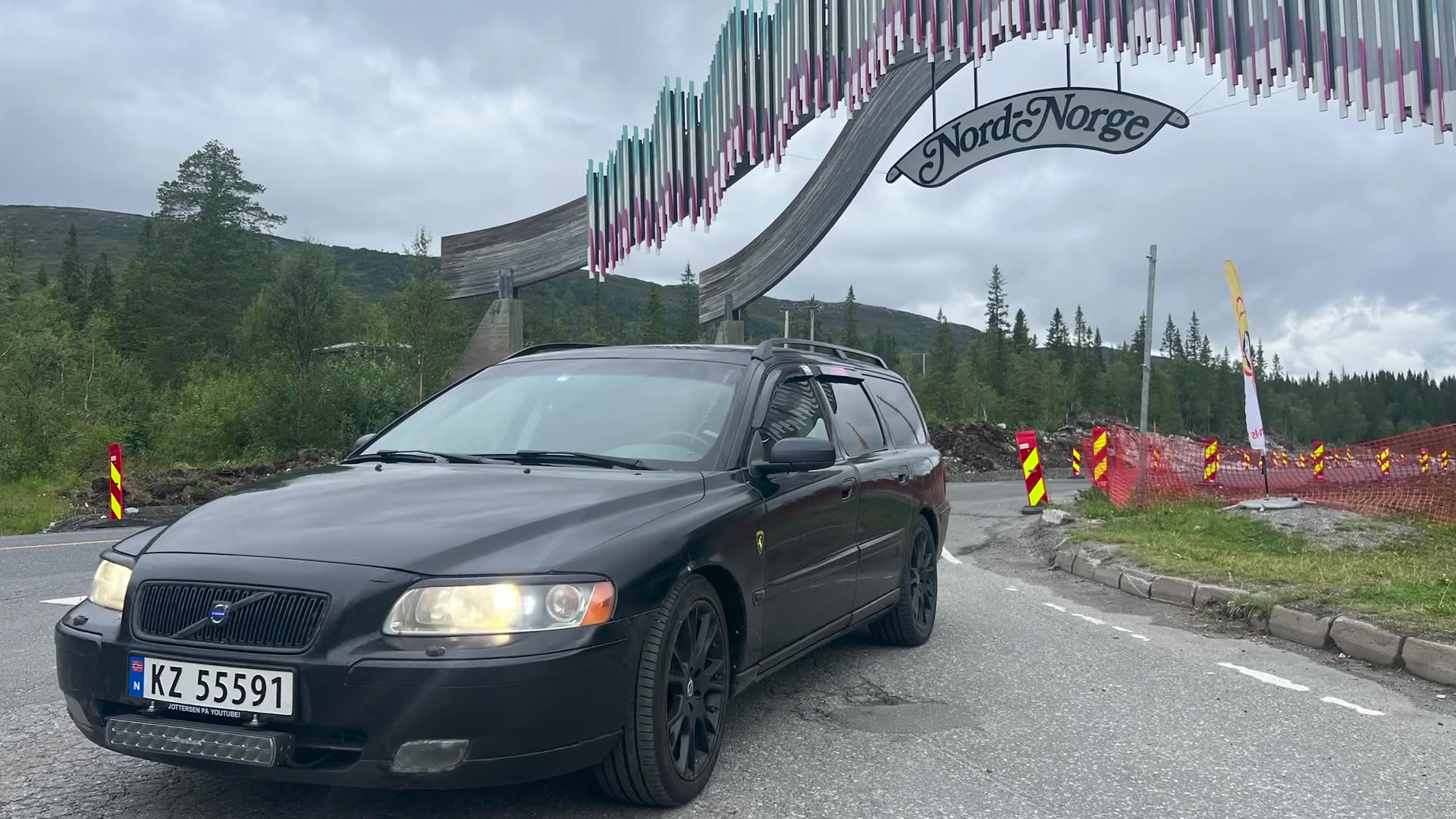 Volvo V70 tas med til kjent biltreff og arrangement