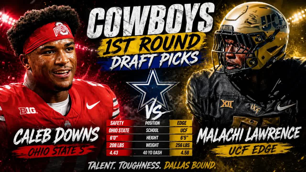 Cowboys Drafted Caleb Downs & Malachi Lawrence Day 1 + MORE