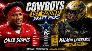 Cowboys Drafted Caleb Downs & Malachi Lawrence Day 1 + MORE