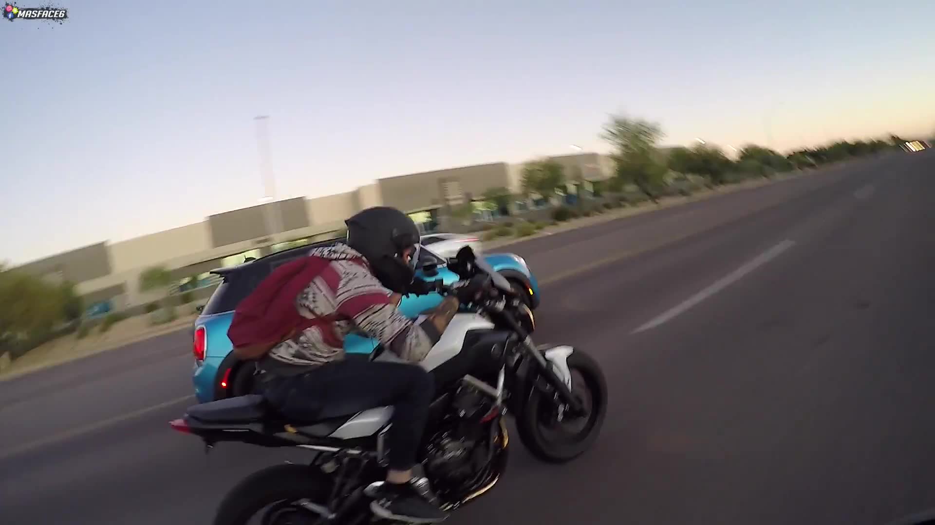 We rode to nf's search tour! caught on camera during motorcycle adventure