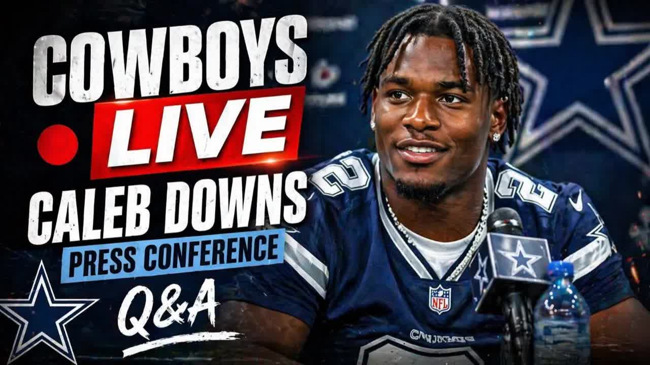 Cowboys LIVE Caleb Downs Press Conference | Q&A