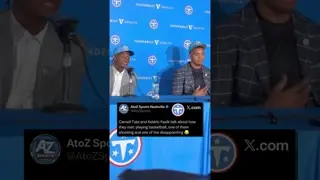 The #Titans rookies have gotten to know each other well🤣 #nfldraft #rookie #carnelltate #nashville