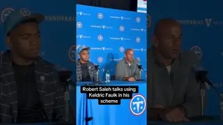 #Titans HC Robert Saleh is ready to find where Keldric Faulk can dominate on his defense. #nfldraft