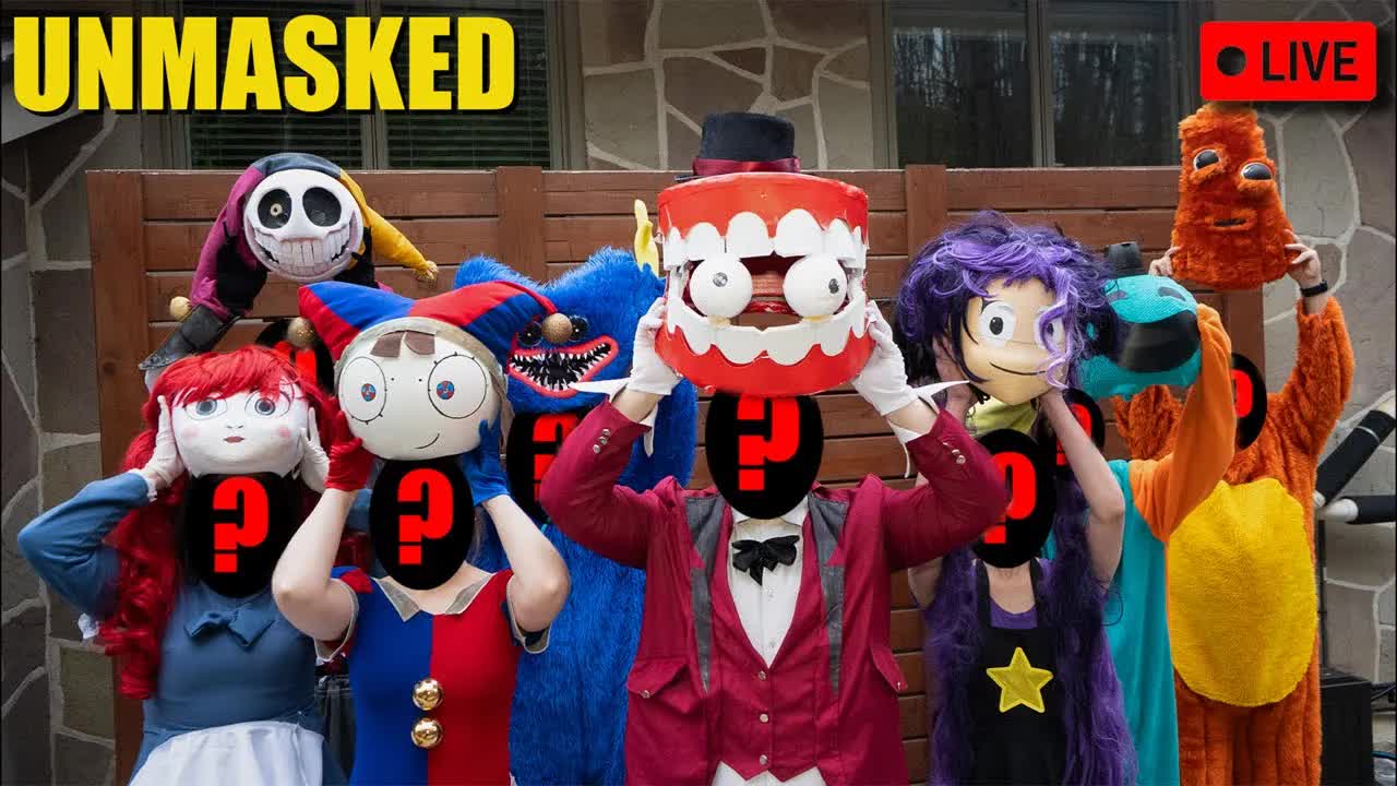 POPPY PLAYTIME UNMASKED LIVESTREAM!