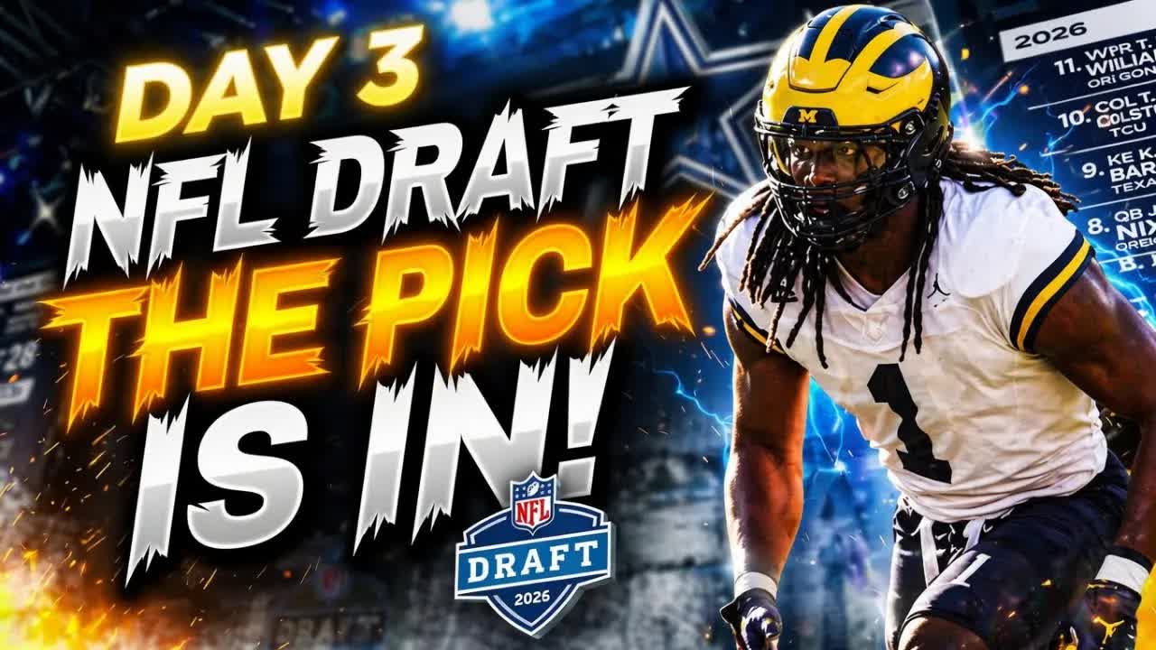 Cowboys NFL DRAFT DAY 3 LIVE REACTIONS + MORE NEWS
