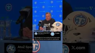 #Titans GM Mike Borgonzi talks rookies Fernando Carmona & Pat Coogan. #nfldraft #offensivelinemen