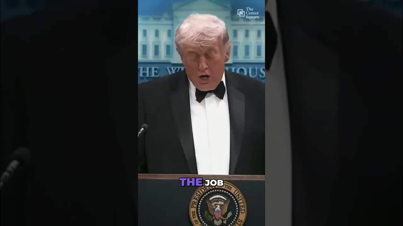 President Trump Reacts To Secret Service Agent Shot At WHCD: Officer “Saved by His Vest”